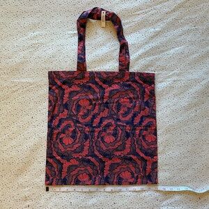 Floral Tote Bag - Pink and Navy